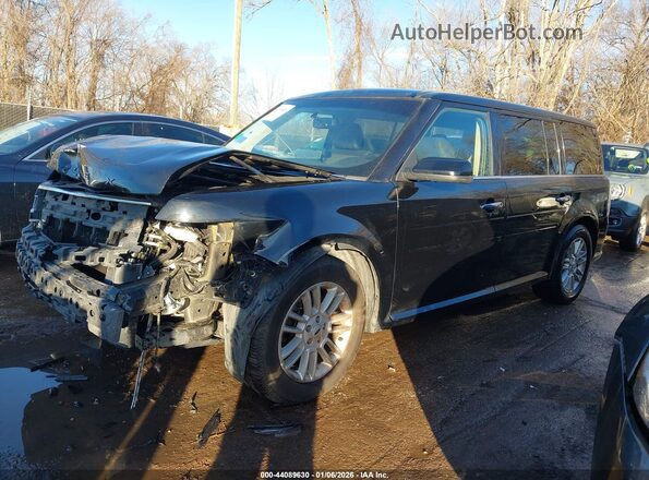 2FMGK5C86HBA03790 2017 FORD FLEX Черный Передняя левая четверть