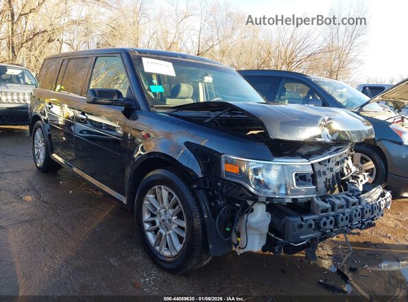 2FMGK5C86HBA03790 2017 FORD FLEX Черный Передняя правая четверть
