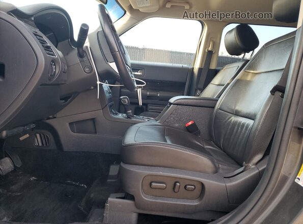 2FMGK5C86JBA09014 2018 FORD FLEX Серый Вид салона спереди