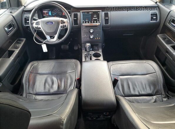 2FMGK5C86JBA09014 2018 FORD FLEX Серый Вид панели приборов