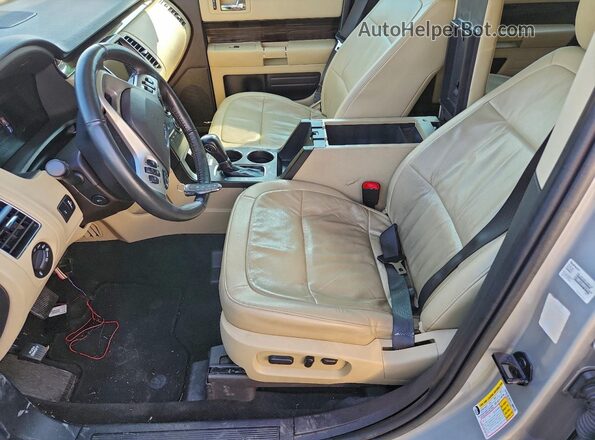 2FMGK5C8XKBA11852 2019 FORD FLEX Серебряный Вид салона спереди