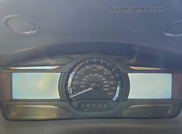 2FMGK5C8XKBA11852 2019 FORD FLEX Серебряный Вид щитка приборов