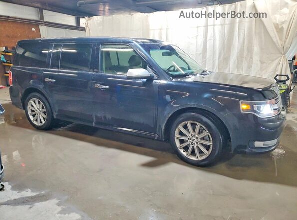 2FMGK5D80KBA18646 2019 FORD FLEX Черный Передняя правая четверть