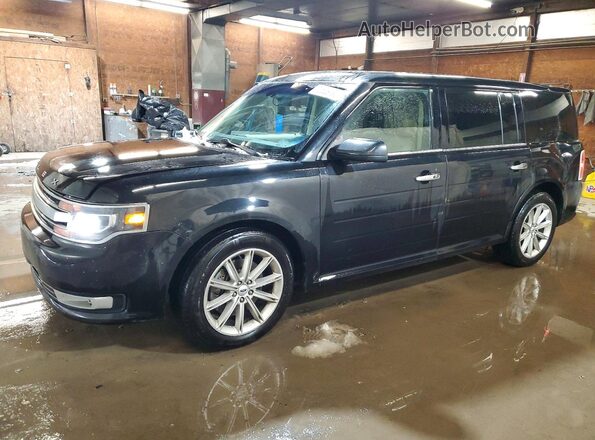 2FMGK5D80KBA18646 2019 FORD FLEX Черный Передняя левая четверть
