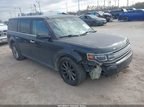 2FMGK5D87HBA01240 2017 FORD FLEX Черный Передняя правая четверть