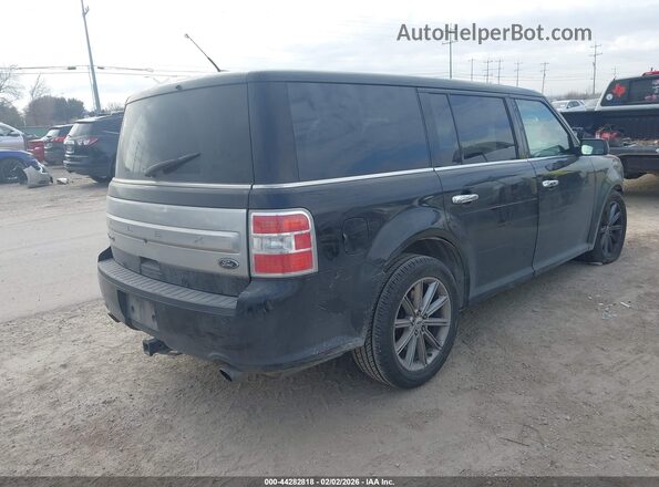 2FMGK5D87HBA01240 2017 FORD FLEX Черный Задняя правая четверть