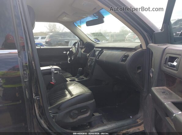 2FMGK5D87HBA01240 2017 FORD FLEX Черный Вид салона спереди