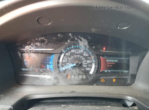 2FMGK5D8XGBA01005 2016 FORD FLEX Black Widok zestawu wskaźników
