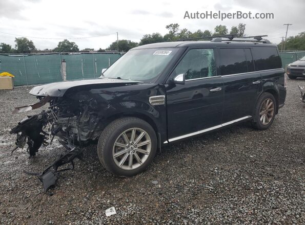2FMGK5D8XGBA02154 2016 FORD FLEX Black Vista tres cuartos delantera izquierda
