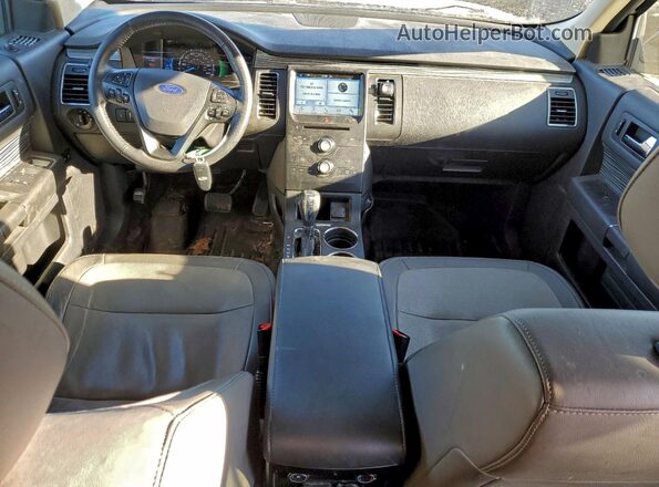 2FMHK6C80GBA23297 2016 FORD FLEX Серебряный Вид панели приборов