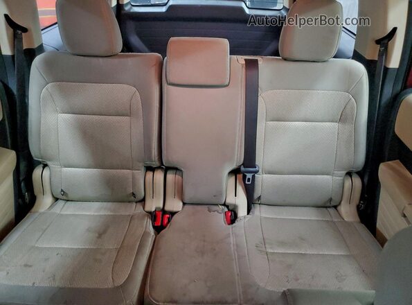 2FMHK6C81GBA04788 2016 FORD FLEX Красный Вид задних сидений