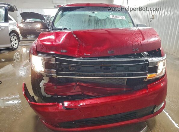 2FMHK6C81GBA04788 2016 FORD FLEX Красный Вид спереди
