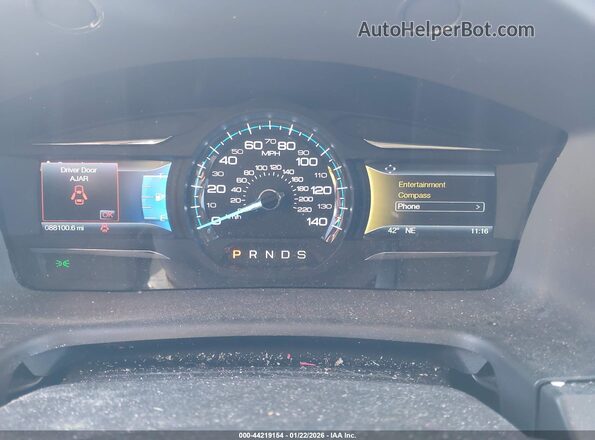 2FMHK6C86HBA04237 2017 FORD FLEX Серый Вид задних сидений