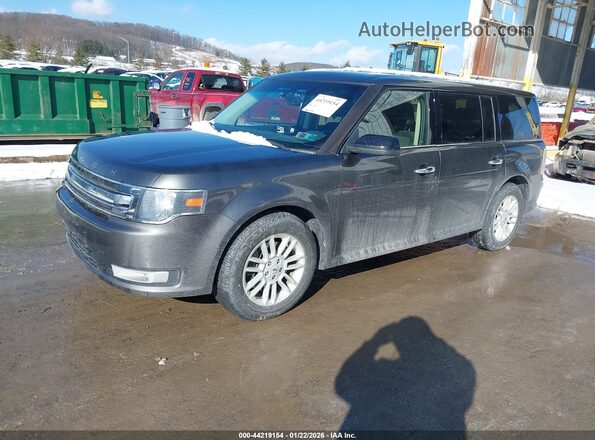 2FMHK6C86HBA04237 2017 FORD FLEX Серый Передняя левая четверть
