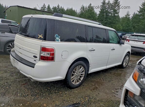 2FMHK6C89KBA20973 2019 FORD FLEX Белый Задняя правая четверть