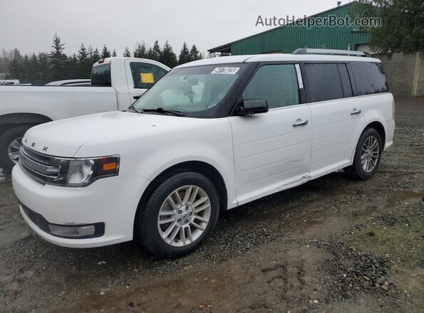 2FMHK6C89KBA20973 2019 FORD FLEX Белый Панорамный вид салона 360°