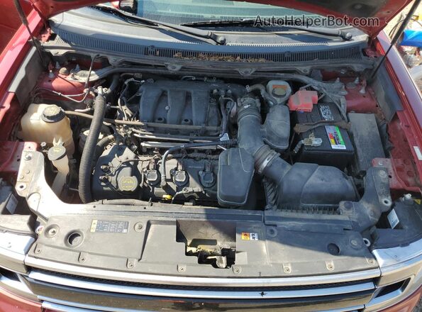 2FMHK6D80GBA03405 2016 FORD FLEX Красный Вид подкапотного пространства