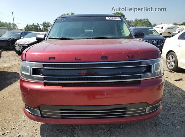 2FMHK6D80GBA03405 2016 FORD FLEX Красный Вид спереди