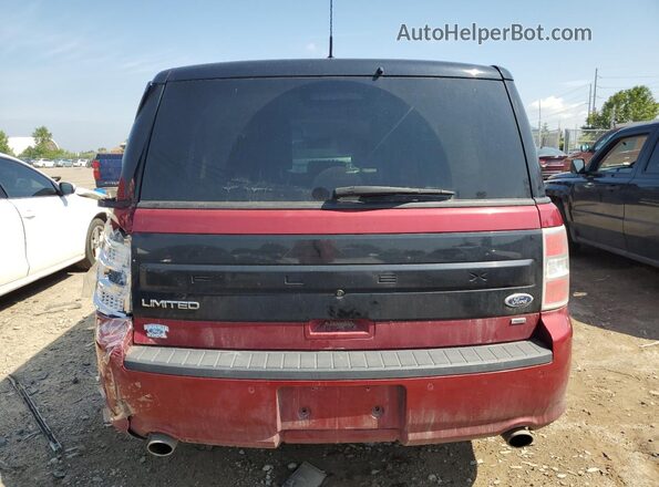 2FMHK6D80GBA03405 2016 FORD FLEX Красный Вид сзади