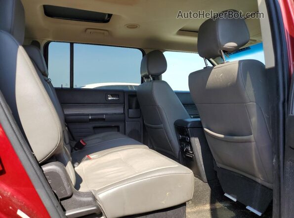 2FMHK6D80GBA03405 2016 FORD FLEX Красный Вид задней части салона