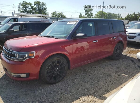 2FMHK6D80GBA03405 2016 FORD FLEX Красный Передняя левая четверть