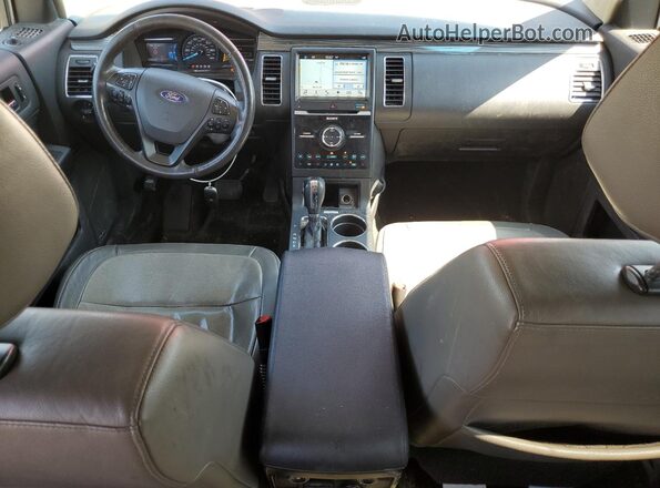 2FMHK6D80GBA03405 2016 FORD FLEX Красный Вид панели приборов