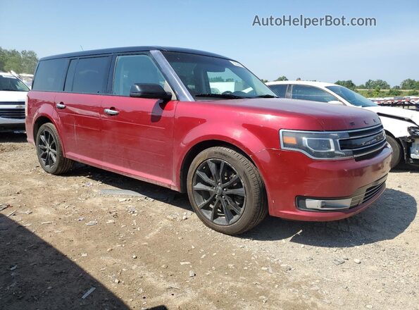 2FMHK6D80GBA03405 2016 FORD FLEX Красный Передняя правая четверть