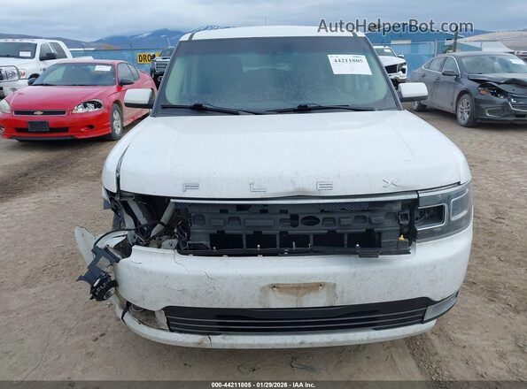 2FMHK6D83HBA07207 2017 FORD FLEX White Instrument cluster view