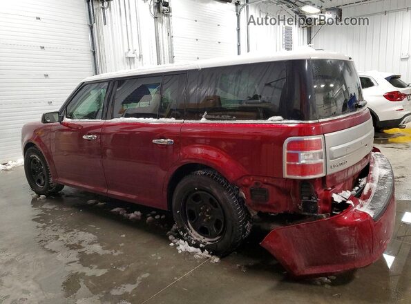 2FMHK6D83KBA20045 2019 FORD FLEX Burgundy Tył lewy