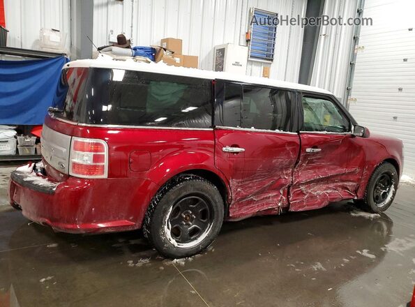2FMHK6D83KBA20045 2019 FORD FLEX Burgundy Tył prawy