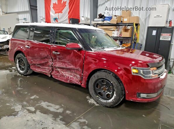 2FMHK6D83KBA20045 2019 FORD FLEX Burgundy Przód prawy