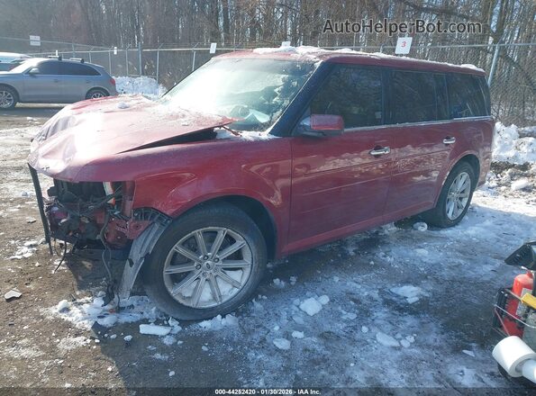 2FMHK6D86KBA20606 2019 FORD FLEX Красный Передняя левая четверть