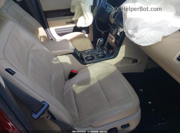 2FMHK6D86KBA20606 2019 FORD FLEX Красный Вид салона спереди