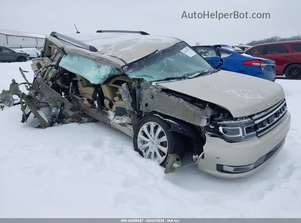 2FMHK6DT2HBA04013 2017 FORD FLEX Champagne Przód prawy