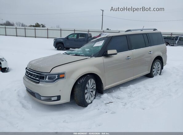 2FMHK6DT2HBA04013 2017 FORD FLEX Champagne Przód lewy