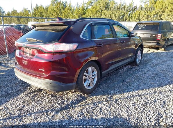 2FMPK3J82HBC59139 2017 FORD EDGE Темно-бордовый Задняя правая четверть