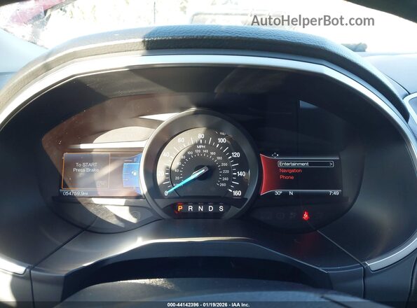 2FMPK3J82HBC59139 2017 FORD EDGE Темно-бордовый Вид задних сидений