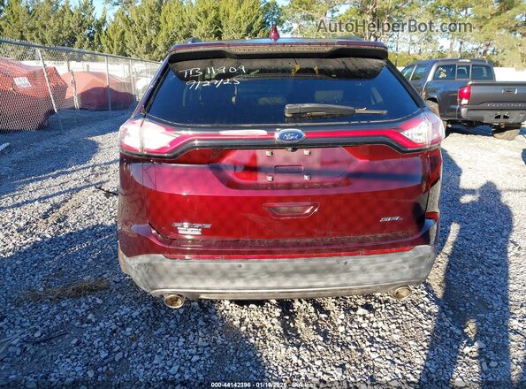 2FMPK3J82HBC59139 2017 FORD EDGE Темно-бордовый 