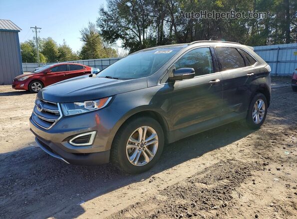 2FMPK3J90GBC23523 2016 FORD EDGE Угольный Передняя левая четверть