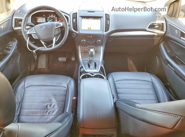 2FMPK3J90GBC23523 2016 FORD EDGE Угольный Вид панели приборов