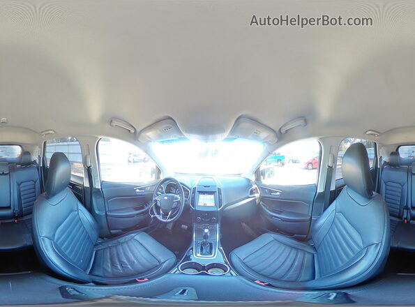 2FMPK3J90GBC23523 2016 FORD EDGE Угольный Панорамный вид салона 360°