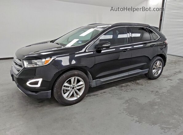 2FMPK3J91JBB51416 2018 FORD EDGE Черный Передняя левая четверть