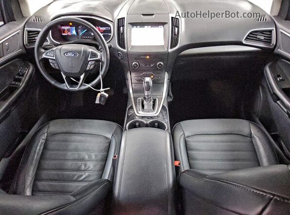 2FMPK3J91JBB51416 2018 FORD EDGE Черный Вид панели приборов