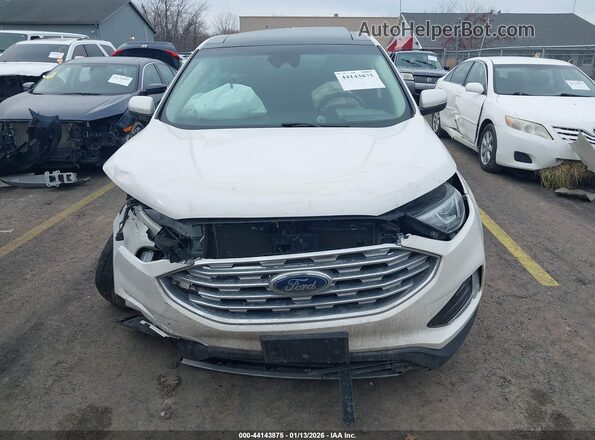 2FMPK3J91KBB68153 2019 FORD EDGE Белый Вид щитка приборов