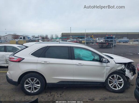 2FMPK3J91KBB68153 2019 FORD EDGE Белый Вид задней части салона