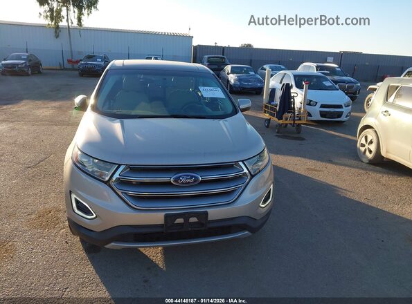2FMPK3J96HBB19457 2017 FORD EDGE Champagne Вид щитка приборов