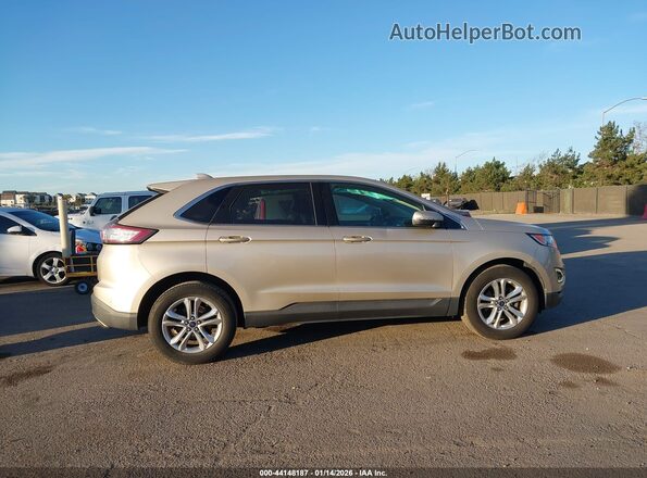 2FMPK3J96HBB19457 2017 FORD EDGE Champagne Вид задней части салона