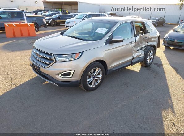 2FMPK3J96HBB19457 2017 FORD EDGE Champagne Передняя левая четверть
