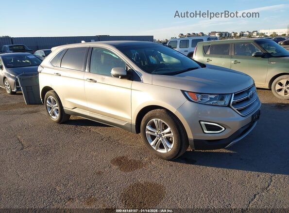2FMPK3J96HBB19457 2017 FORD EDGE Champagne Передняя правая четверть