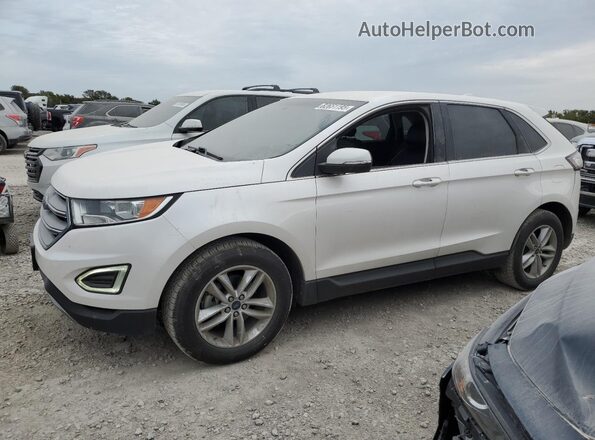 2FMPK3J96JBC00299 2018 FORD EDGE Белый Передняя левая четверть